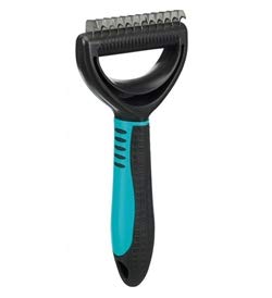 TRIXIE Fell-Entfilzer - schneidet Verfilzungen heraus - grobe Zinken - glättet - 1 cm Zinkenlänge - 7 x...