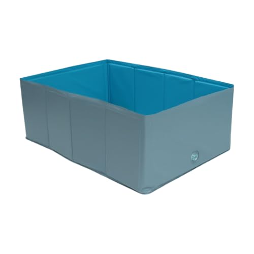 Pool für Hunde – tragbare Welpenbadewanne, Planschbecken im Freien | Sommer-Kühlwerkzeug, Faltbarer...