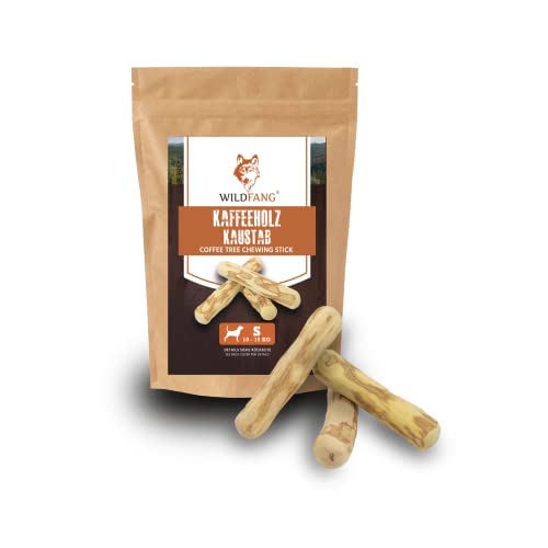 Wildfang® Kauwurzel aus Kaffeeholz für Ihren Vierbeiner I Hundespielzeug Holzknochen - Kauspielzeug -...