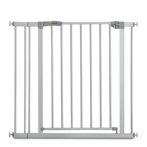 hauck Stop N Safe 2, Silber – Schutzgitter Treppe und Tür 84–89 cm – Kindersicheres Absperrgitter...