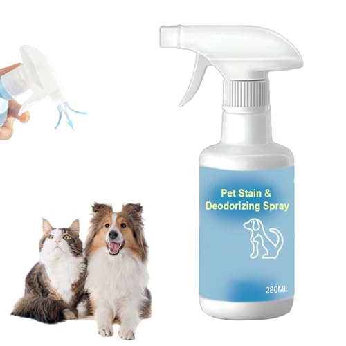 Enzymreiniger Katzenurin 350ml, Enzymreiniger Geruchsentferner-Spray für Haustiere, Katzen Urin Geruch...
