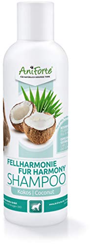 AniForte Fellharmonie Hundeshampoo mit Kokosöl & Aloe Vera 200ml – Pflegeshampoo für Hunde, Vitale...