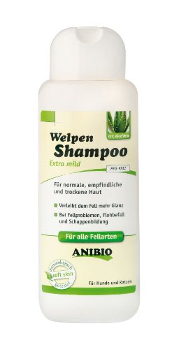Anibio 95031 Shampoo für Welpen 250 ml Pflegemittel für Hunde