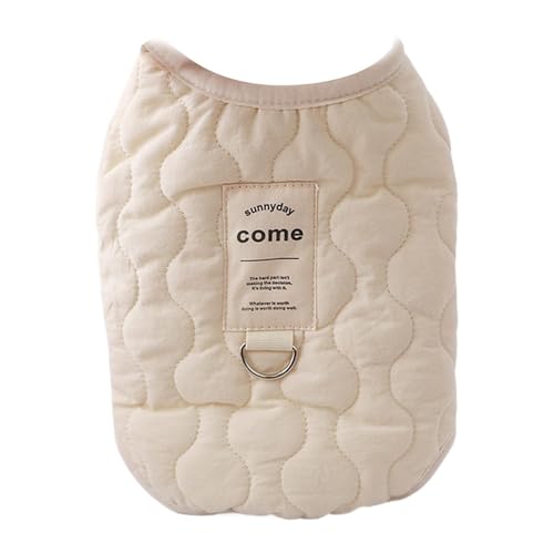 Winterkleidung für kleine Hunde – warme Hundeweste mit integriertem Geschirrloch, Welpenjacke,...