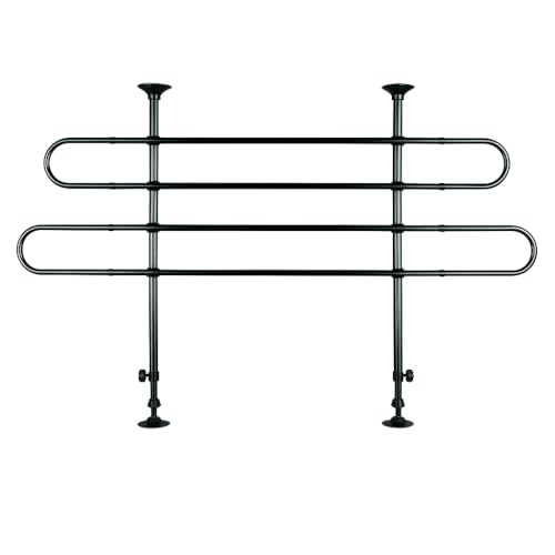EUROCATCH Universelles Verstellbares Hunde­Gitter für Autos - Breite 90-155 cm & Höhe 75-134 cm -...