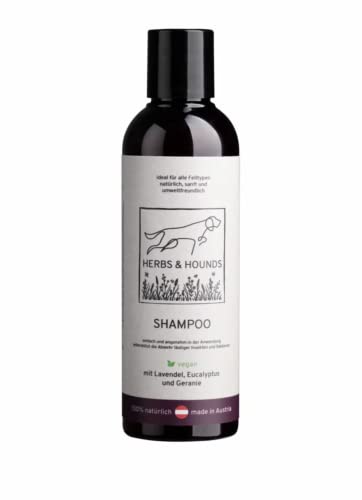 Hundeshampoo VEGAN 200 ml - mildes & beruhigendes Shampoo für alle Hunderassen - nachhaltige Fellpflege...