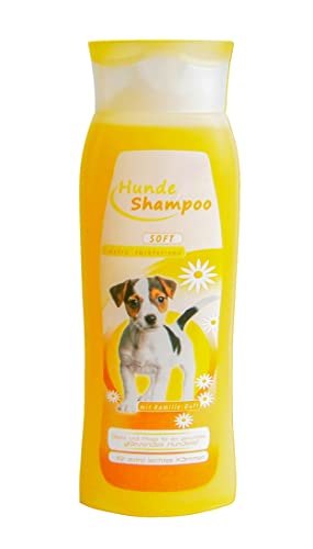 HUNDESHAMPOO 300ml mit Kamille Hunde Shampoo Fellpflege Pflege Fell Spülung (mit Kamille)
