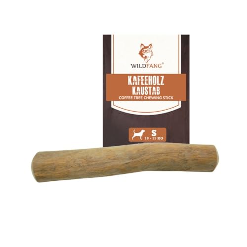 Wildfang® Kaffeeholz für Hunde – natürliches, unzerstörbares Kauspielzeug aus Kauholz für...