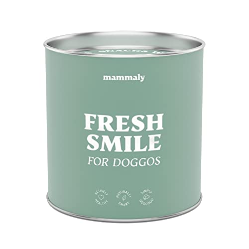 mammaly Fresh Smile Hunde Zahnpflege Snack, Dental Sticks Hund & Hunde Knochen Alternative, Zahnpflege...