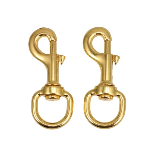 Ciieeo 2 Stück Haustier Zugseilschnallen aus Zinklegierung mit 360° Drehgelenk Korrosionsbeständig...