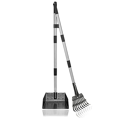 Snagle Paw Hundekotsammler, Abnehmbares 2 Stück Hundekotschaufel Für Garten, Gras, Pooper und Harke...