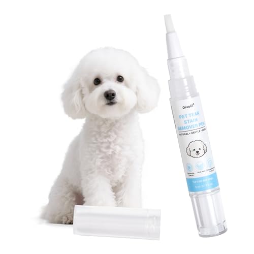Oivolii Tränenfleckenentferner-Stift für Hunde & Katzen – Sanfter Augenreiniger mit Aloe-Formel und...