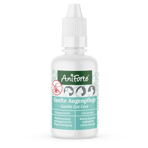 AniForte Sanfte Augenpflege 30ml - Augenreiniger für Hunde, Katzen & Kleintiere