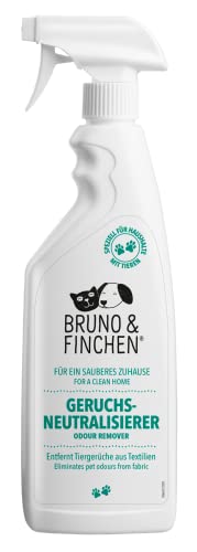 Bruno & Finchen Geruchsneutralisierer | Für Urin, Erbrochenes & Kot | Hundeurin & Katzenurin...
