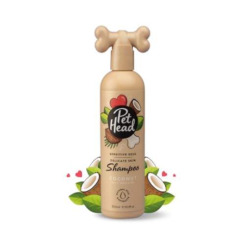 Pet Head Sensitive Soul Hundeshampoo | Kokosnussduft | Pflegt und Beruhigt Empfindliche Haut | pH-Neutral...