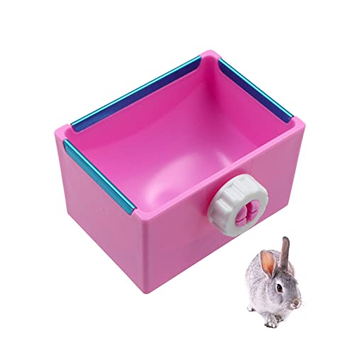 Rabbit Feeder Bunny Kaninchen Futterautomat - Meerschweinchen Heu Food Bin Chinchilla Kleintiere...