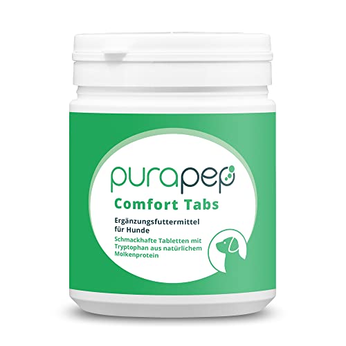 purapep Comfort Hunde Tabs - natürliches Beruhigungsmittel für Hunde bei Angst und Stress - Tabs, 300g