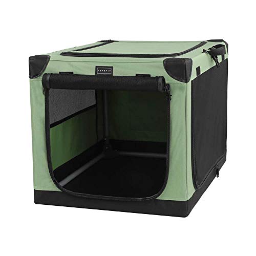 Petsfit Hundebox Faltbare Hundetransportbox Auto Transportbox für Hund & Katze Stoff mit sicherem...