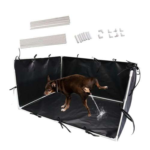 Pee Pad-Halterung, Wandpolsterhalter, Puppy Potty Play mit Splash Guard | wasserdichter Trainingsstempel...