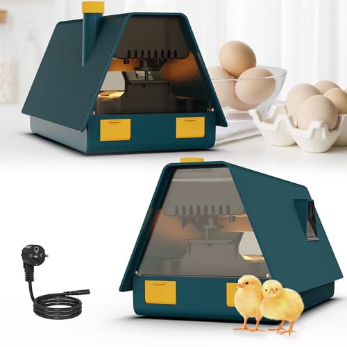 YRHome Brutautomat Vollautomatisch Brutmaschine Mit ABS-Gehäuse Vollautomatisch Inkubator Hühner...