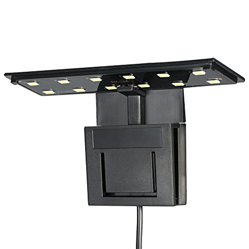 Decdeal Aquarium LED Beleuchtung 12 LEDs Klemmleuchte Fisch Tank Licht 5W