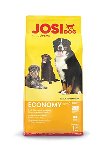 JosiDog Economy (1 x 15 kg) | Hundefutter für ausgewachsene Hunde | Trockenfutter | powered by JOSERA |...