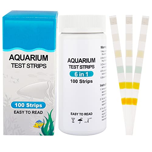Rebundex 100 Streifen 6 In 1 Wassertest Aquarium Set Aquarium Wassertest Ph Wert Teststreifen Aquarium...
