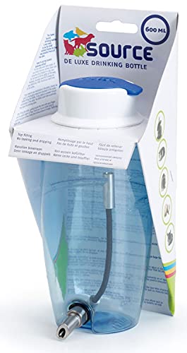 Trinkflasche Nagertränke Kleintiertränke Nippeltränke Source 600 ml blau