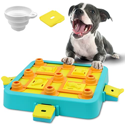 Hundespielzeug Intelligenz, Snacks Interaktives Hundespielzeug mit 3 Schwierigkeitsgraden, Slow Food Bowl...