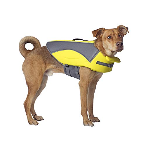 Canada Pooch Schwimmweste für Hunde – Schwimmweste für sicheres Schwimmen | Hellgelb, verstellbare...