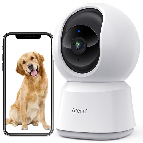 ARENTI 4MP WLAN Überwachungskamera Innen, Haustierkamera mit AI Bewegungserkennung, Nachtsicht,...
