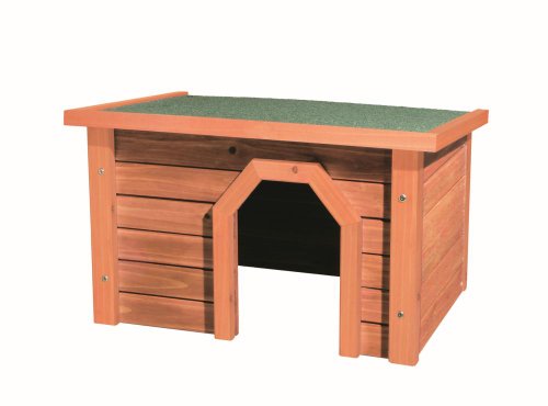 Die 5 besten Höhlen für Zwergkaninchen 8 Trixie 62395 natura Kleintierhaus, 40 × 20 × 28 cm, braun, Hund