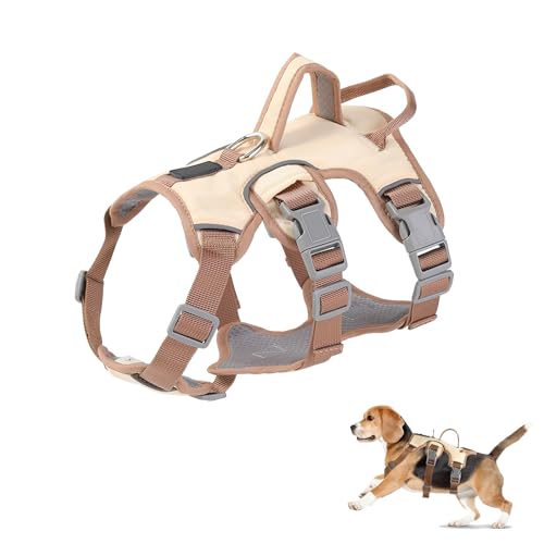 Wisebom Mehrzweck-hundegeschirr, Ausbruchsicheres Anti Zug Hundegeschirr, Anti Zug Geschirr Hund...