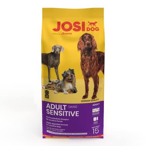 JosiDog Adult Sensitive (1 x 15kg) Hundefutter für Sensible HundePremium Trockenfutter für...