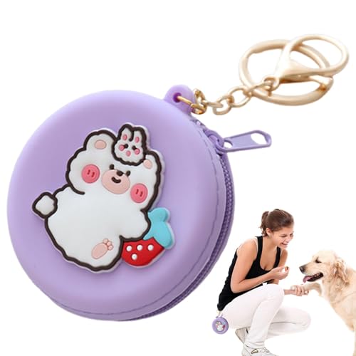 Leckerlibeutel aus Silikon für Hunde, kompakte Trainingstasche, Taschengröße, wiederverwendbare Beutel...