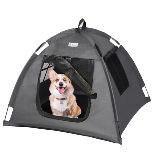 Babyezz Hunde/Katzenzeltbett, Wasserdichtes Tipi Zelt,Atmungsaktives,Waschbares Hundehaus Für Drinnen...