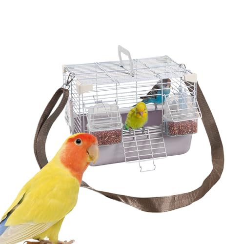 Vogelreisekäfig – Tragbarer Transportkäfig für kleine Haustiere, robuste Tierversorgung für...