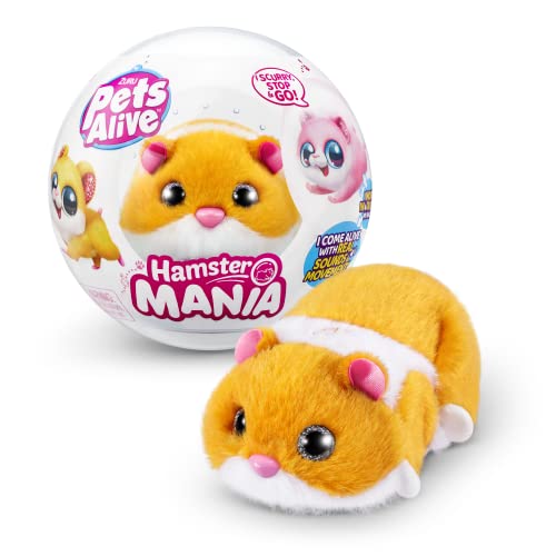 Pets Alive - Hamster Mania, Orange Hamster, von ZURU, Haustier (Orange)