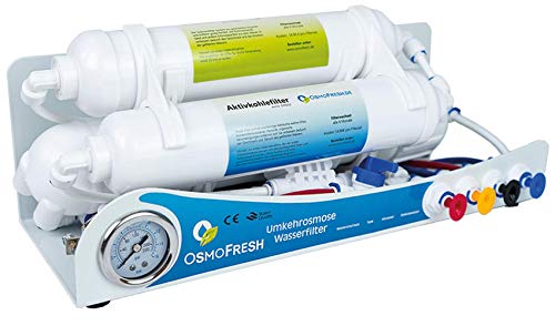 Osmofresh: Osmoseanlage Smartline Gold 50 GPD | Umkehrosmose Wasserfilter bis zu 190L Tagesleistung...