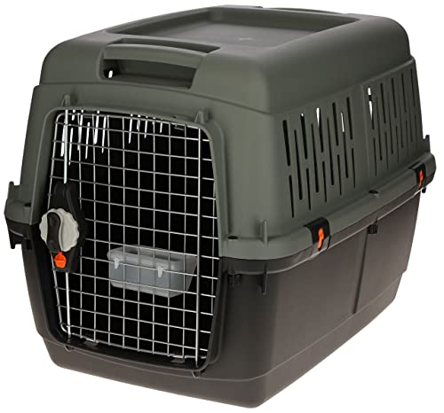 Kerbl Transportbox Eco (L x B x H 70 x 50 x 51,5 cm, mit Wassernapf und Tragegriff, hochwertige...