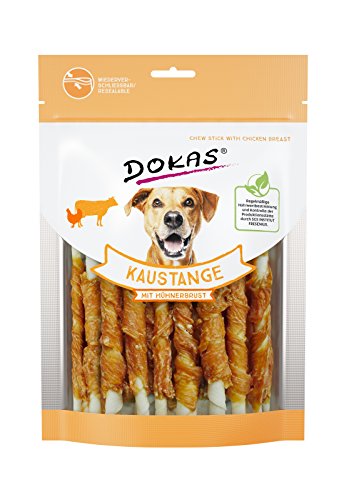 Dokas Hunde Snack Kaustange mit Hühnerbrust | 9x 200 g Hundesnack