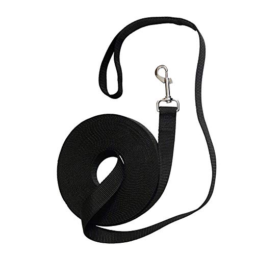 SCM Schleppleine 10m für große Hunde, Extra - Lang Laufleine Hundeleine mit Handschlaufe,...