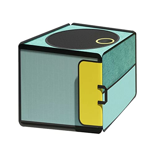 WUXOFG Tragbare Katzentrocknerbox, Automatische Haustiertrocknerbox, Katzenhaartrockner für Katzen und...