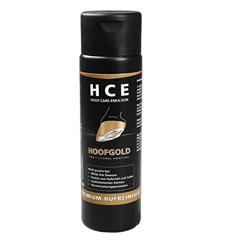 HOOFGOLD HCE Hufreinigungs-Emulsion für Pferde - Ideal zur täglichen Reinigung & Pflege der Hufe