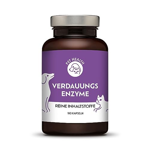 BOSCO PHARMA Naturliches Verdauungsenzyme Und Probiotika Kapseln für Hunde und Katzen - 0% schädliche...