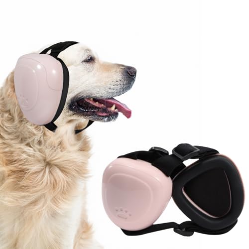 KOPBTBOY Ohrenschützer für Hunde, Gehörschutz für Hunde, Einstellbar Hunde Geräuschreduzierung...
