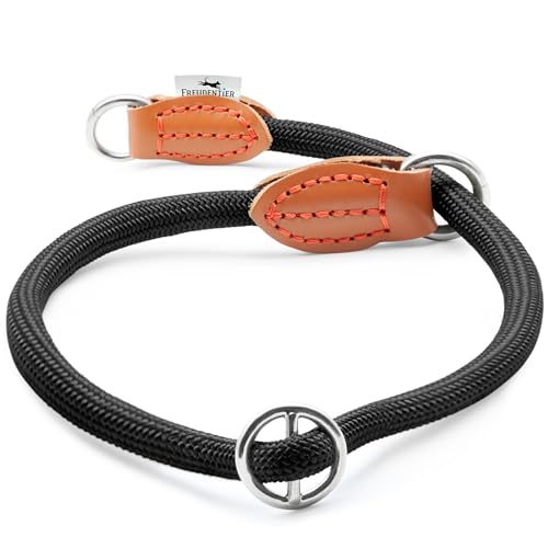 FREUDENTIER Zugstopp Halsband Hunde - Retriever Halsband - Hundehalsband Zugstopp für kleine,...