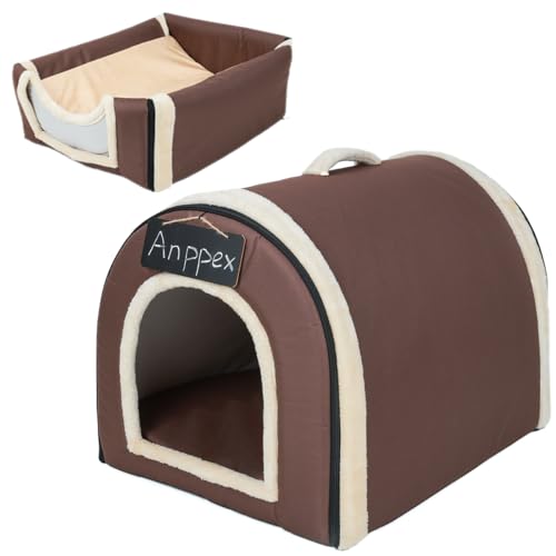 ANPPEX Dog House Indoor,Enclosed Warm Pet Bed,Hundehaus für drinnen,Katzenbett große Katzen...