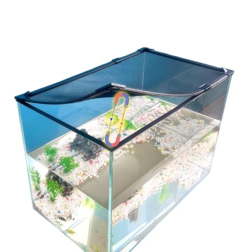 JOOFAN DIY Anti-Sprung Abdeckung für Aquarium 94X46cm agnetische Anziehung .freies Öffnen und...