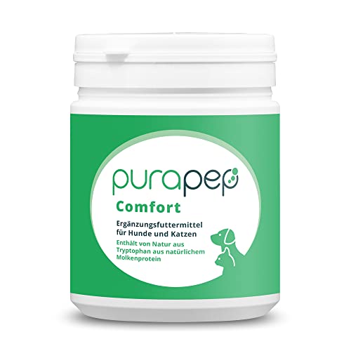 purapep Comfort - natürliches Beruhigungsmittel für Hunde & Katzen bei Angst und Stress - Pulver, 280g